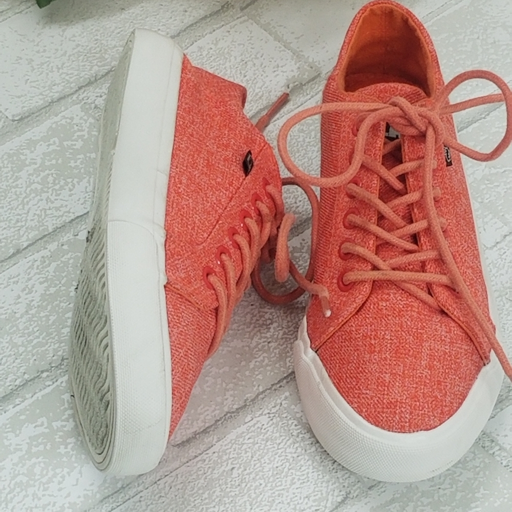 Lamo Orange Woven Sneakers
